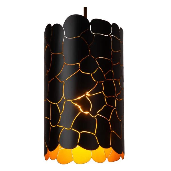Lucide ALMELO - Lámpara colgante - 3xE27 - Negro - detalle 1